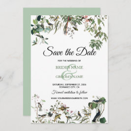 Rustikaler Eukalyptus Verlasse Vintage Hochzeit im Save The Date