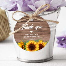 Rustikaler Fall | Babydusche Geschenkanhänger