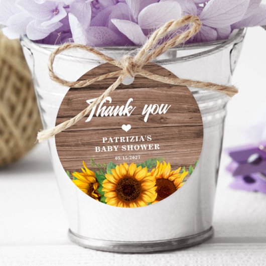 Rustikaler Fall | Babydusche Geschenkanhänger