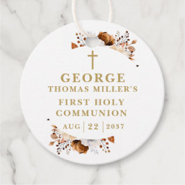 Rustikaler Fall Botanische Moderne Erste Heilige K Geschenkanhänger