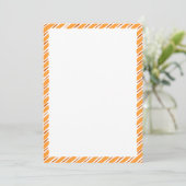 Rustikaler Fall-Erntedank-Border Einladung (Stehend Vorderseite)