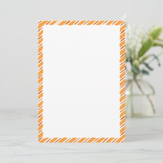 Rustikaler Fall-Erntedank-Border Einladung (Stehend Vorderseite)