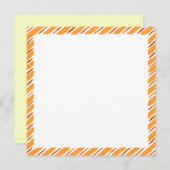 Rustikaler Fall-Erntedank-Border Feiertagskarte (Vorne/Hinten)