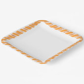 Rustikaler Fall-Erntedank-Border Pappteller (Gewinkelt)