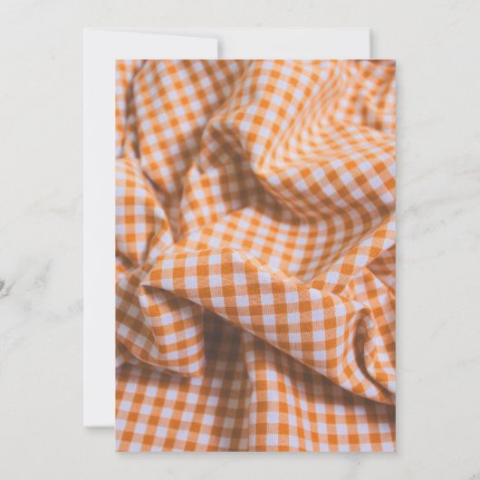 Rustikaler Fall Erntedank Dinner Paty Einladung (Rückseite)