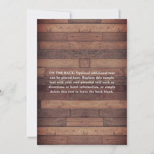 Rustikaler Fall Florals Gold Foil Dots 60. Geburts Einladung (Rückseite)