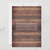 Rustikaler Fall Florals Gold Foil Dots 90. Geburts Einladung (Rückseite)