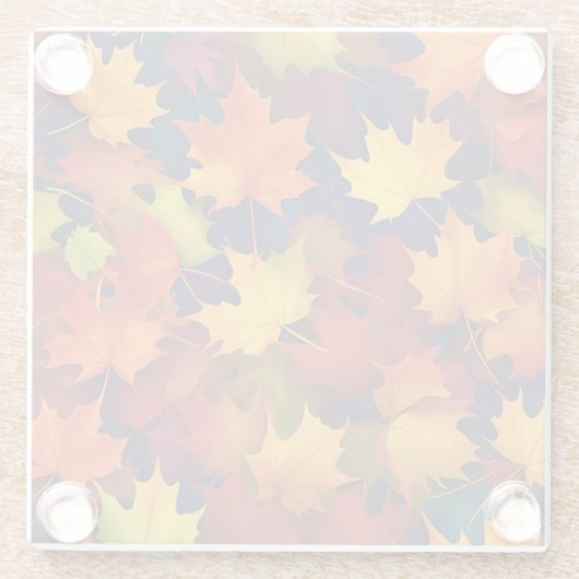 Rustikaler Fall Foliage Untersetzer (Rückseite)