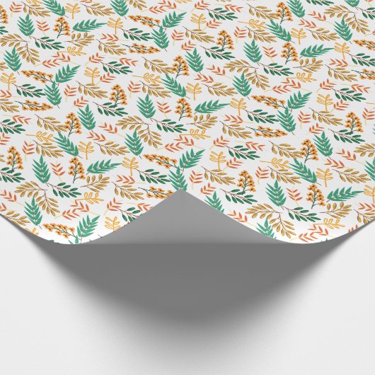 Rustikaler Fall Geschenkpapier (Ecke)