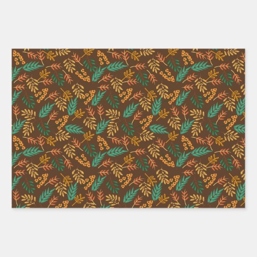 Rustikaler Fall Geschenkpapier Set (Vorderseite 2)