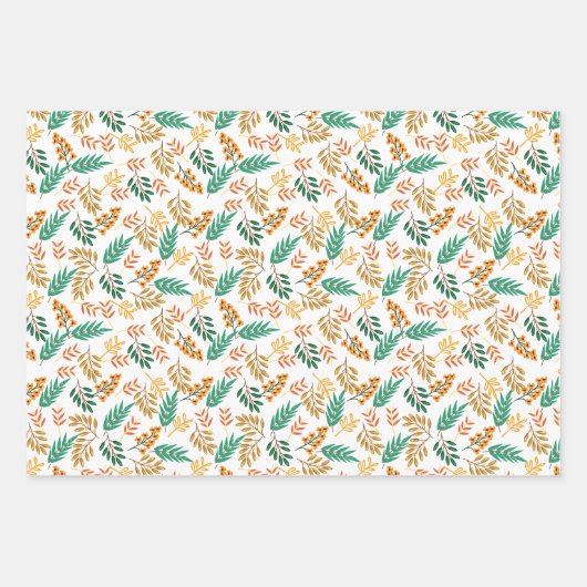 Rustikaler Fall Geschenkpapier Set (Vorderseite)