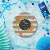 Rustikaler Fall in Liebe-Brautparty oder in Pappteller (Party)