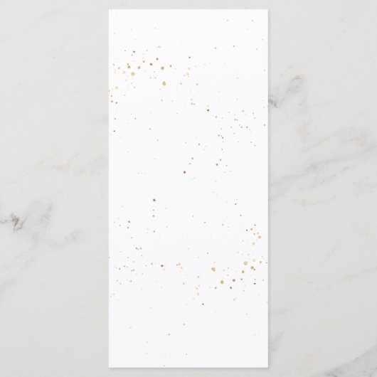 Rustikaler Fall Menükarte (Rückseite)