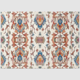 Rustikaler Fall mit blauer Dekoupage Seidenpapier