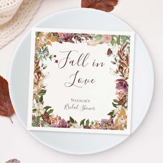 Rustikaler Fall Serviette