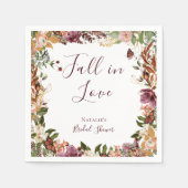 Rustikaler Fall Serviette (Vorderseite)