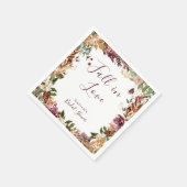 Rustikaler Fall Serviette (Ecke)