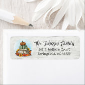 Rustikaler Fall Sonnenblumen & Pumpkins Rücksendea (Insitu)