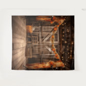 Rustikaler Fall-Stall Wandteppich (Vorderseite (Horizontal))