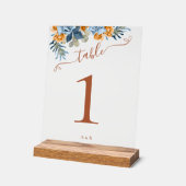 Rustikaler Fall Terracotta Acrylschild (Winkel)