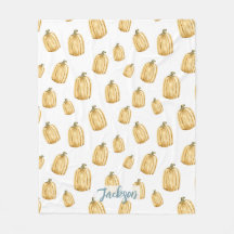 Rustikaler Fall Wasserfarbe Orange Pumpkin