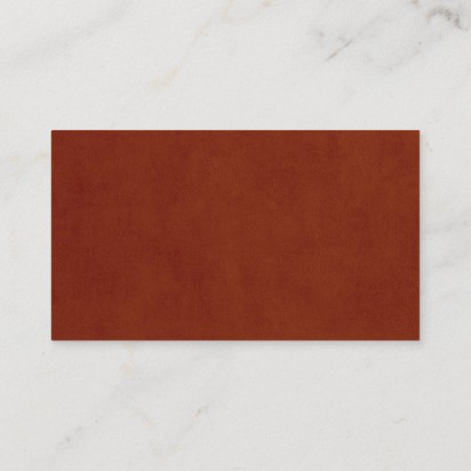 Rustikaler Fall Wasserfarben Blumen & Grünpflanzen Begleitkarte (Rückseite)