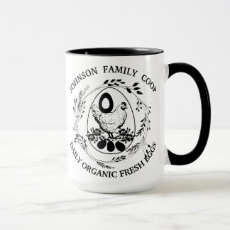 Rustikaler Familienbetrieb Bauernhof Bio Frischeie Tasse