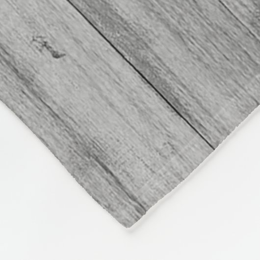 Rustikaler Familienname Fleecedecke (Ecke)