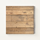 Rustikaler Familienname Handwaldbaumen Gästebuch Notizblock (Rückseite)