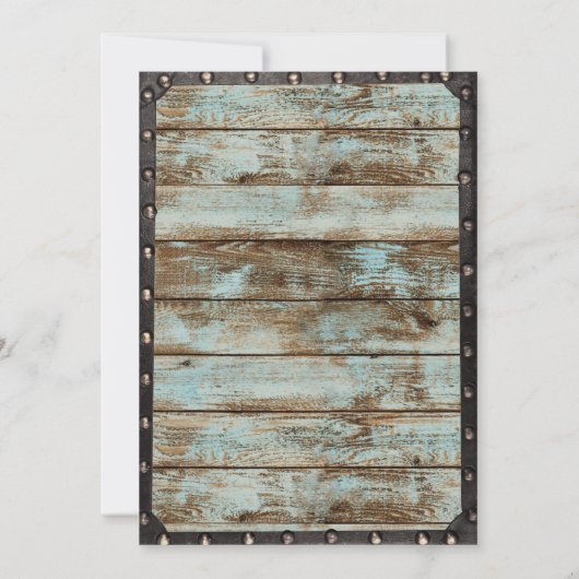 Rustikaler Familienstammbaum Wiedersehen Barnholz Einladung (Rückseite)