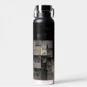 Rustikaler Farbblock Trinkflasche (Vorne)