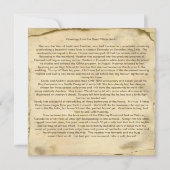 Rustikaler Feiertagsbrief Elche Weihnachtskarte Einladung (Rückseite)