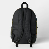 Rustikaler Fischfang Bedruckter Rucksack (Rückseite)