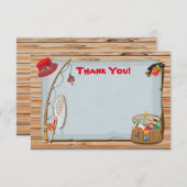 Rustikaler Fischfang dank Karte (Vorne/Hinten)