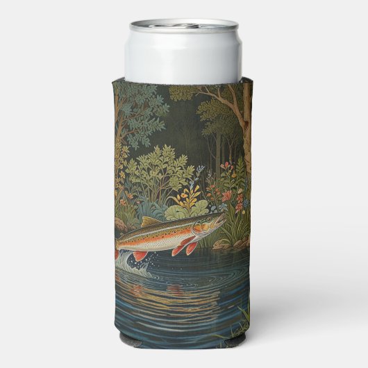 Rustikaler Fischfang Selters Dosenkühler (Seltzer Rückseite)