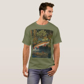 Rustikaler Fischfang T-Shirt (Vorne ganz)