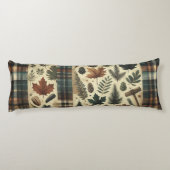 Rustikaler Flannel - Kabinendekor Seitenschläferkissen (Rückseite)