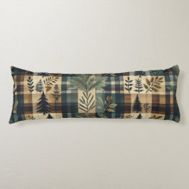 Rustikaler Flannel - Kabinendekor Seitenschläferkissen