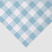 Rustikaler Fluss Blau-Buffalo-Karo Seidenpapier (Detail)