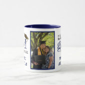 Rustikaler Foto Abschluss Tasse (Zentrum)