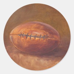 Rustikaler Fußball des Sport-  Runder Aufkleber