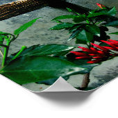 Rustikaler Garten Poster (Ecke)