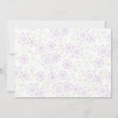 Rustikaler Garten Save the Date (Rückseite)