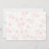 Rustikaler Garten Save the Date (Rückseite)