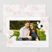 Rustikaler Garten Save the Date (Vorne/Hinten)