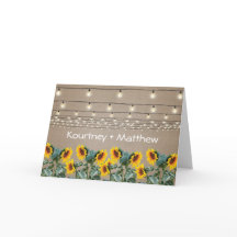 Rustikaler Garten Sonnenblumen Abend Empfang