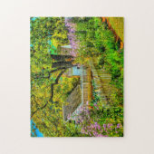 Rustikaler Garten Virginia. Puzzle (Vertikal)