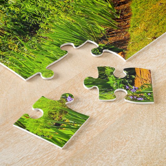 Rustikaler Garten West Virginia. Puzzle (Seite)