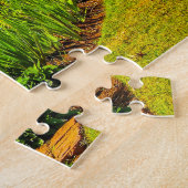 Rustikaler Garten West Virginia Weihnachtsgrüße Puzzle (Seite)