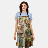 Rustikaler Gartenkern Schürze (Getragen)